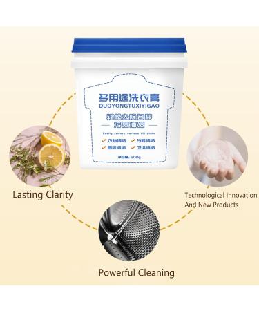 Multifunctional Laundry Cream Powerful Stain Removal Oil Stains And Fruit Stains Laundry Artifact White Shoe Cleaning Cream - Buy Online on GoSupps.com