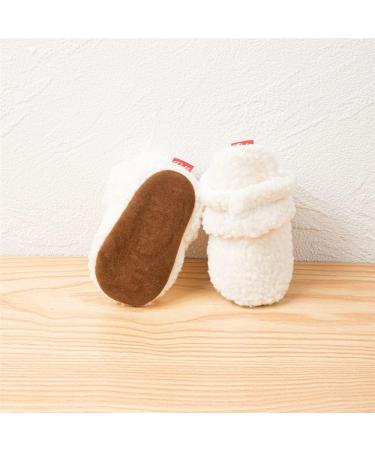 Sonsage Infant Baby Snow Boots | Soft Anti-Skid Sole | Ankle Booties for Newborn Toddler | Winter Warm Crib Shoes 12-18 Months - White - Buy Online on GoSupps.com