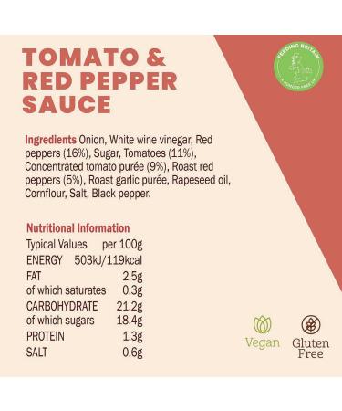 Cottage Delight - Tomato and Red Pepper Pasta and Pizza Sauce 350g - Buy Online on GoSupps.com