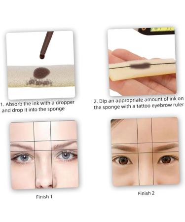2 sets Eyebrow Kit Professional of Level Shaper Shaping Bow-shaped Measuring Tool Bow Corrector 22.5x4.3cmx2pcs Silverx2pcs - Buy Online on GoSupps.com