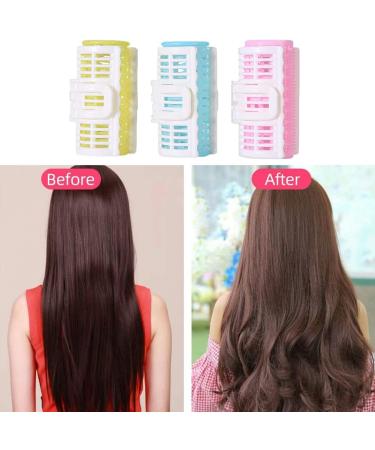 Hair Rollers Hair Curlers Set Velcro Rollers for Hair Self Grip Holding Small Medium Large Size for Salon Home Use (3 Pcs) - Buy Online on GoSupps.com