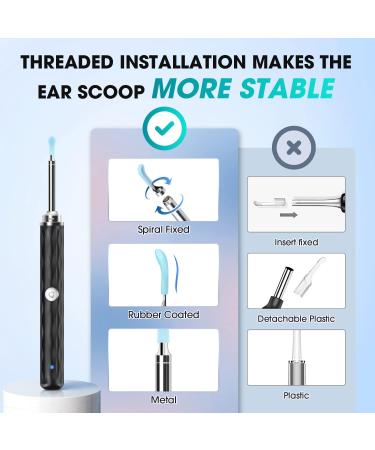 Ear Wax Removal Kit with Otoscope, 6 Ear Picks, 1296P HD Camera - Easy Ear Cleaning for iOS & Android - Buy Online on GoSupps.com