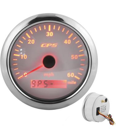 85mm GPS Speedometer for Boats - ABS + PVC + Stainless Steel 0-60 MPH LCD Display with Adjustable Backlight - International Shipping Available - Buy Online on GoSupps.com