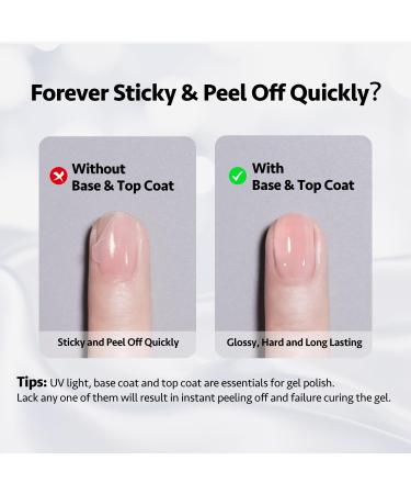 GAOY Clear Builder Gel for Nails - 16ml Nail Strengthener | Long Lasting UV Gel Soak Off Base & Top Coat - Buy Online on GoSupps.com
