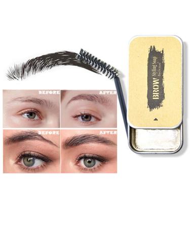 Bobora Eyebrow Styling SOAP Wipper Ey Brauen Design Pomade Defined Brewing Gel For the Creation of 3d Brushed Up Eyebrows Wild Brauen Make-up