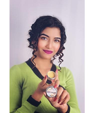 Natural Vegan Solid Perfume Long Lasting Solid Perfume for Men and Women for all Skin Types (10Gm) - Buy Online on GoSupps.com