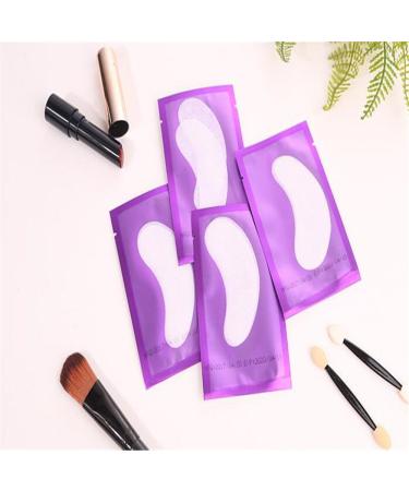 100 Pairs Eye Gel Patches - Lint Free Under Eye Pads for Lash Extensions - Purple | Shop Internationally - Buy Online on GoSupps.com