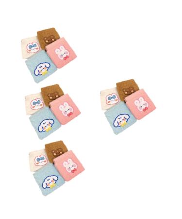 Gleavi 16 STK Aunt's towel-storage bag Plush-Munich pockets Hygiene products for women bag for menstrual taps Tampon-pad ladies bandage handbag container cosmetics travel