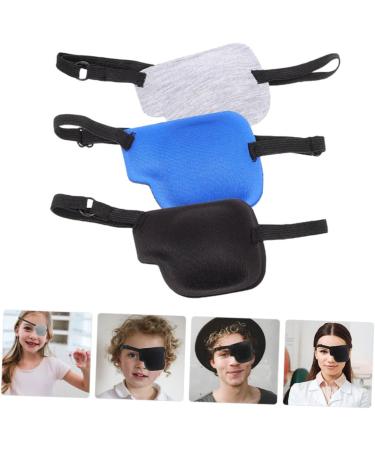 BCOATH 6 Pcs Single Eye Mask 3d Eye Patch Eye Patch Pirate Lazy Glasses Compact Eye Patch Goggles Polyester - Buy Online on GoSupps.com