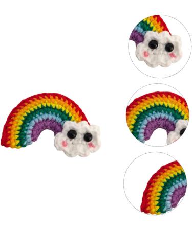 Beaupretty 3 Pairs Rainbow Barrettes Children Hairpins flower hairpin decorative hair clips candy color hair clip hair bows clips kids hair clips bowknot hairpin Cartoon yarn girl wool felt - Buy Online on GoSupps.com
