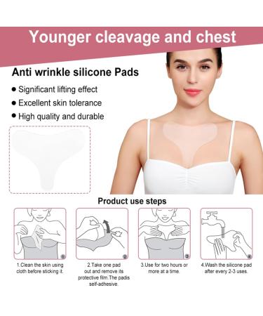 Neck Wrinkle Patches and Chest Anti Wrinkle Hydrogel Pad Reusable Anti Aging Tape Hypoallergenic Silicone Gel Neck and Chest Tape for Side Sleeping Smooth Fine Lines(neck+chest-2 Pcs) facetape-neck+chest-2pcs - Buy Online on GoSupps.com