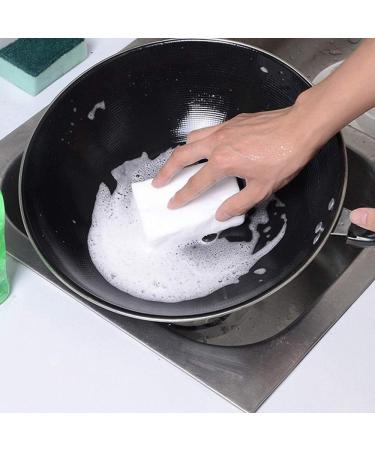 Cleaning Magic Sponge Eraser Melamine Cleaner Multi-Functional Foam White(50PCS) for Car Kitchen Bathroom (50pcs) - Buy Online on GoSupps.com