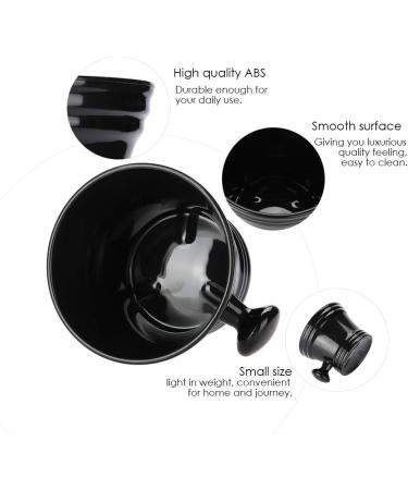 Solomi Plastic Shaving Bowl for Shaving Soap - Black Color | International Shipping Available - Buy Online on GoSupps.com