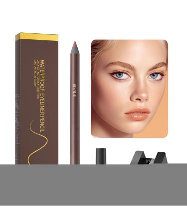 Eyeliner Smudge Resistant Eye Pencil Gel With Sharpener Waterproof Long Lasting Liner For Women And Girls 1plum