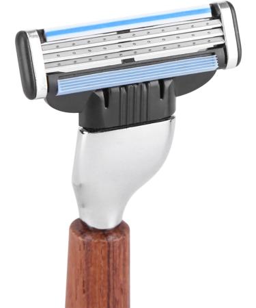 Garosa 4-in-1 Stainless Steel Shaving Kit | Professional Wet Shaving Set for Men | Beard Razor Brush & Bowl Included - Buy Online on GoSupps.com