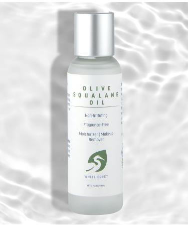 Buy White Egret Olive Squalane Oil 2 fl. oz | Fragrance-Free Non-Irritating Makeup Remover & Moisturizer - Shop Internationally - Buy Online on GoSupps.com