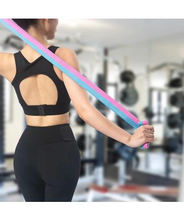 Hydthyl 6FT Yoga Strap with Adjustable D-Ring Buckle - Durable Exercise Belt for Yoga & More | Butterfly Purple | Includes Carry Bag - Buy Online on GoSupps.com