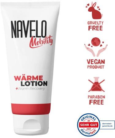 Navelo Mobility Warm Lotion - Soothing Recovery Cream for Tension & Pain Relief | Nourishing Heat Balm | Effective Alternative to Heat Patches - Buy Online on GoSupps.com