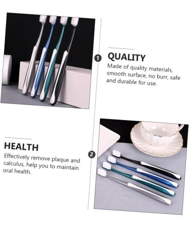 Minkissy 4-Piece Soft Toothbrush Set - Premium Household Brushes for Adults - Ideal for Makeup and Care Accessories - Gentle Coal Cleaning for Pregnant Women - Buy Online on GoSupps.com