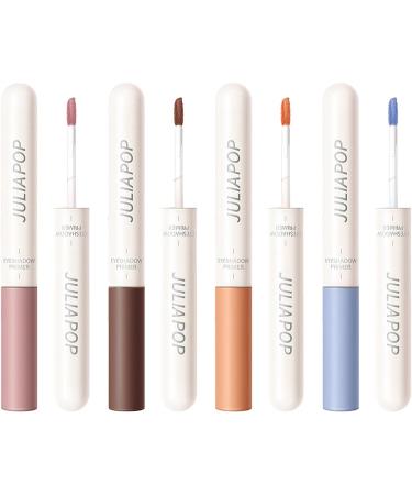 Eyeshadow Primer Set 4 Colors Matte Liquid Eyeshadow with Lightweight | High-pigmented Eyeshadow Cream Eyeshadow Primer Kit Prevent Oily Lids and Creasing Long Lasting Eye Shadow for Makeup Kroren - Buy Online on GoSupps.com