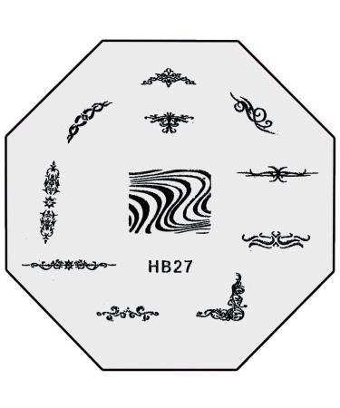 STAMPING STENCIL # HB-27 TRIBAL+TENDER