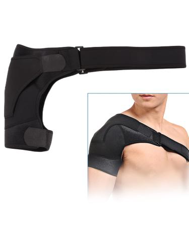 Adjustable Shoulder Compression Sleeve Wrap - High Elasticity Brace for Rotator Cuff Support & Dislocation Relief - Buy Online on GoSupps.com