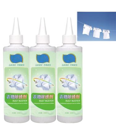 fencyatt Homezo Fabric Rust Remover 2023 New 250ml Fabric Rust Stain Remover Quick And Easy Dirt Spot Removal for Laundry for Various Clothes (3PCS)