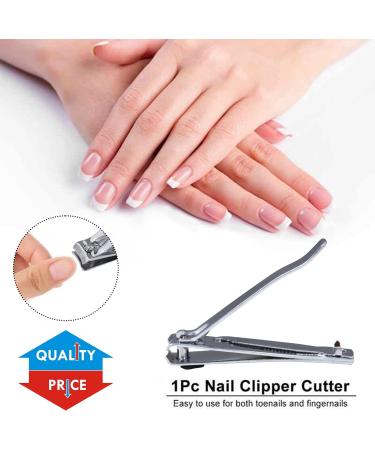 KATX Heavy Duty Stainless Steel Nail Clipper for Men and Women - Precision Toe and Finger Cutter by SS INSTRUMENTX - Buy Online on GoSupps.com