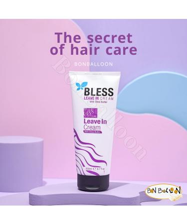 Bless Cream & Conditioner with Shea Butter - Hair Protection & Shine Enhancer (6.76 oz / 200 ml) - International Shipping - Buy Online on GoSupps.com