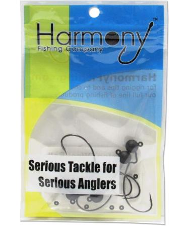 Harmony Fishing Tungsten Offset Weedless Ned Rig Jigheads 1/8oz - 5 Pack - Buy Online on GoSupps.com