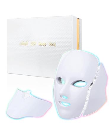Buy Blue Red Light Therapy Mask - 7 Colors LED Face Mask for At-Home Light Therapy | International Shipping Available - Buy Online on GoSupps.com