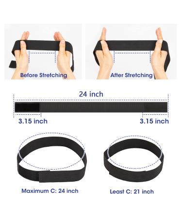 2Pcs Lace Melt Elastic Bands for Wigs - 3cm x 60cm Edge Laying Bands for Closure Wigs - Buy Online on GoSupps.com