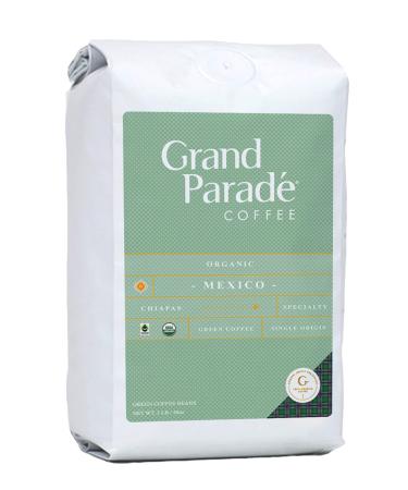 Grand Parade Coffee, 3 Lbs Unroasted Green Coffee Beans, Organic Mexico Chiapas SHG EP - High Altitude Single Origin - Specialty Arabica - Low Acid - Fair Trade - Fresh Crop