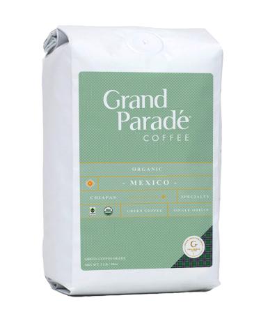 Grand Parade Coffee, 3 Lbs Unroasted Green Coffee Beans, Organic Mexico Chiapas SHG EP - High Altitude Single Origin - Specialty Arabica - Low Acid - Fair Trade - Fresh Crop - Buy Online on GoSupps.com