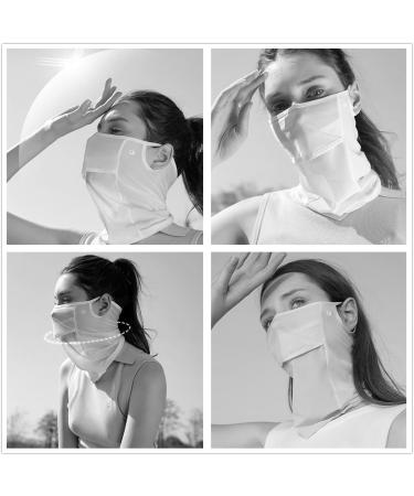 KIPETTO Women s Sun Protection Mask - Breathable Ice Silk UV Face Cover for Summer Outdoor Sports - Buy Online on GoSupps.com