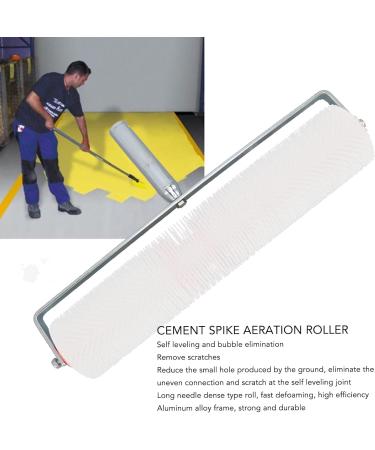 Buy Spiked Screeding Compound Roller - PVC Self Leveling & Defoaming Floor Aeration Tool - 28MM for Cement Construction - Buy Online on GoSupps.com