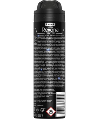 REXONA Men MotionSense Cobalt Dry 48h Anti-PERSPIRANT Spray - 5.0 Oz / 150 ml - Buy Online on GoSupps.com