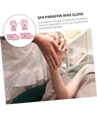 minkissy 4 Pairs Wax Gloves Beauty Hand Wax Cover Wax Hand Cover Hand Care Foot Care Gloves Wax Care Insulated Mitten Paraffin Wax Socks Cover Cosmetic Non-Woven Fabric - Buy Online on GoSupps.com