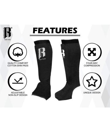 RIMSports Muay Thai Shin Guards - Premium MMA Shin Pads for Shin Protection and Sparring - Buy Online on GoSupps.com