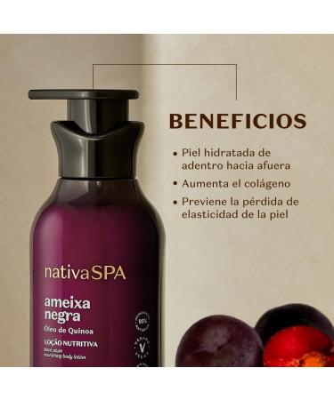  propos de Native Aptekair SPA Black Plum Cr me hydratante pour le corps parfum e aux gouttes de quino pour hydrater 400 ml - Buy Online on GoSupps.com