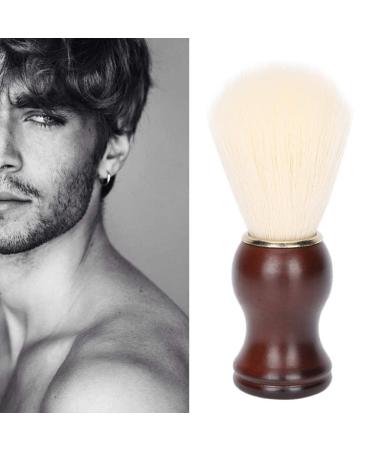 Ankroyu Professional Men's Razor Brush - Wooden Handle Face Hair Cleaning Tool for Salon & Home Use - Buy Online on GoSupps.com