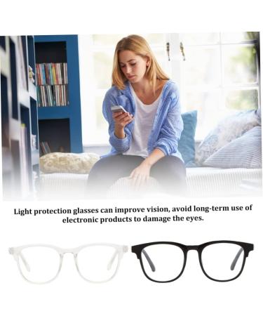 Blue Light Blocking Glasses Lightweight Blue Screen Glasses Anti Glare Glasses Computer Gaming Glasses for Women Men Clear - Buy Online on GoSupps.com