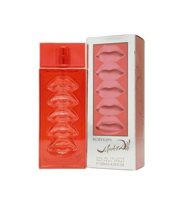 Ruby Lips By Salvador Dali For Women. Eau De Toilette Spray 3.4 Ounces
