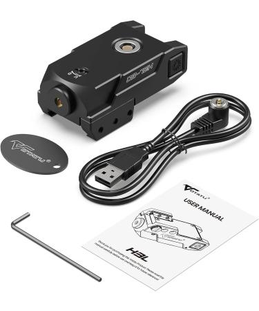 VOTATU H3L-GC Green Pistol Laser Sight | Ultra Low Profile Circle Dot Laser | Strobe Mode | USB Rechargeable - Buy Online on GoSupps.com
