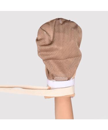 Porous Breathable Gloves Safety Buckle Gloves 1pc Anti-scratch Restraint Gloves Breathable Secure Design for Elderly Patients Right Hand - Buy Online on GoSupps.com