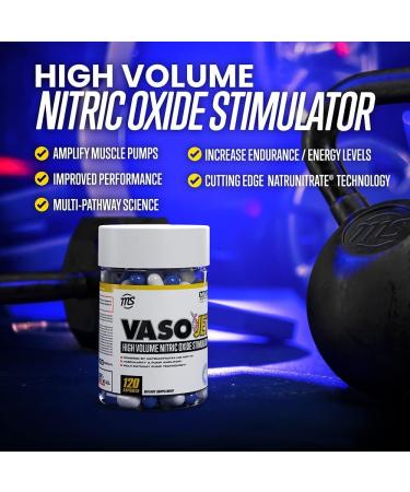 Man Sports Vasojet - Best Muscle Pump & Nitric Oxide Booster - 120 Capsules | 40-Day Supply - Enhance Your Workouts - Buy Online on GoSupps.com