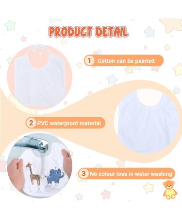 Buy Luchild Painting Bibs - Libben BabyArty Set with 12 Textile Pens & 4 Stencils | Perfect Baby Shower Gift - Buy Online on GoSupps.com