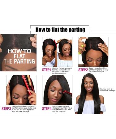 Real Hair Blonde Wig for Women | Long Smooth Straight Lace Front Wig - 25 Inch Natural Root Middle Part for Costumes & Parties - Buy Online on GoSupps.com