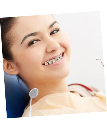Minkissy Hip-Hop Fangs Set - Funny Golden Braces & Vampire Teeth Accessories for Halloween Party - Adult Grille & Faux Teeth - Buy Online on GoSupps.com
