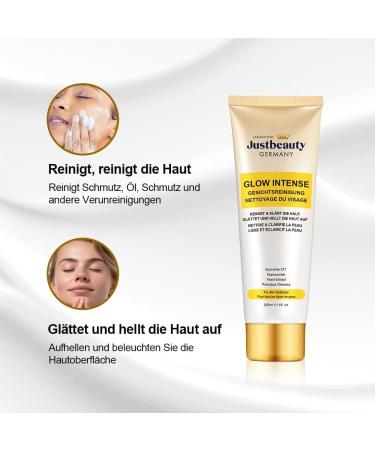 Glow Intense Collagen Brightening Kit Body Lotion Face Cream Serum Toner Purify Hydrate Brighten With Collagen Niacinamide Vitamin C (1. Kilogram) - Buy Online on GoSupps.com